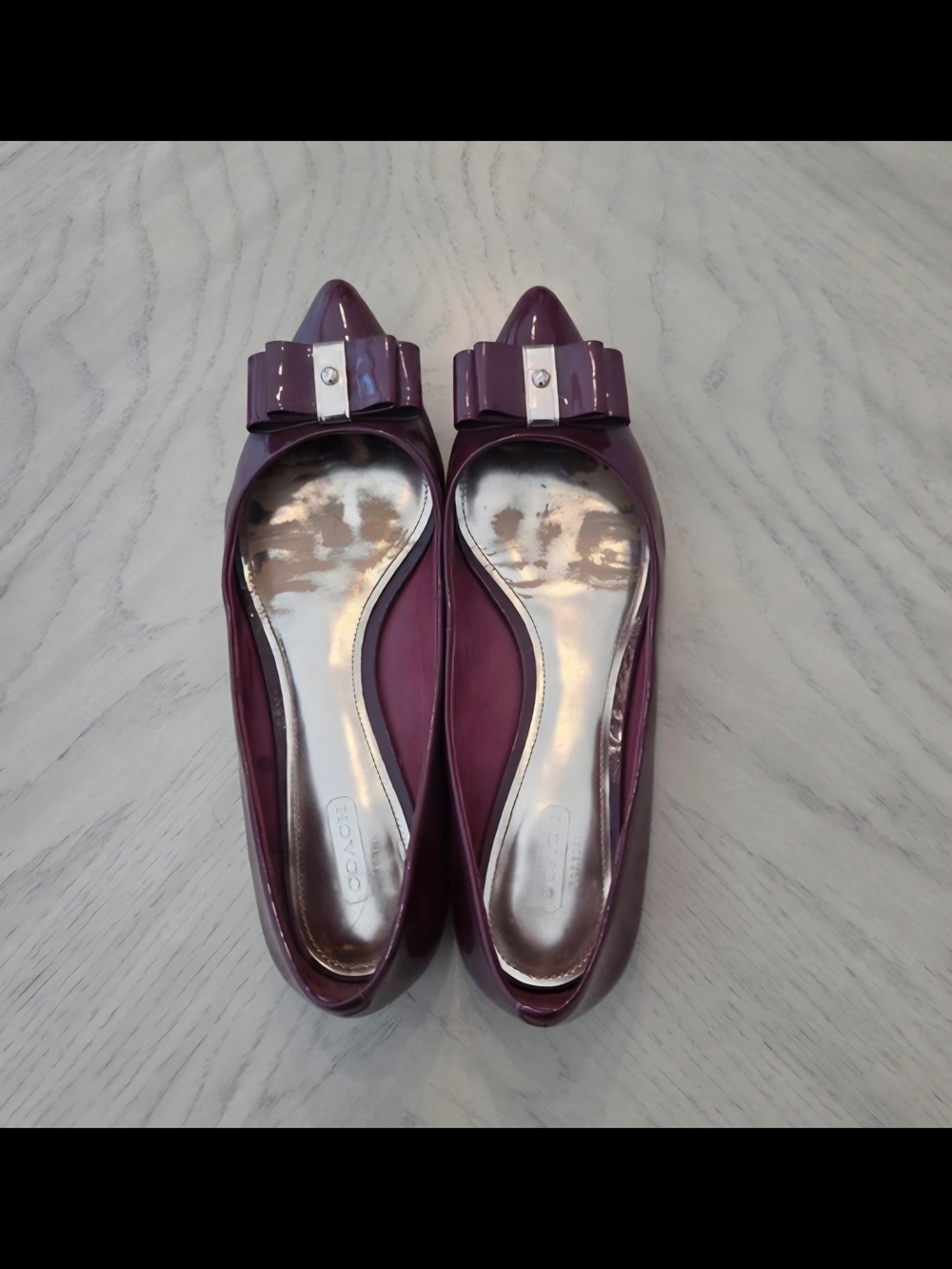 Coach Wendy leather flats sz 8.5